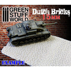 Green Stuff World Rolling Pin DUTCH Bricks 15mm