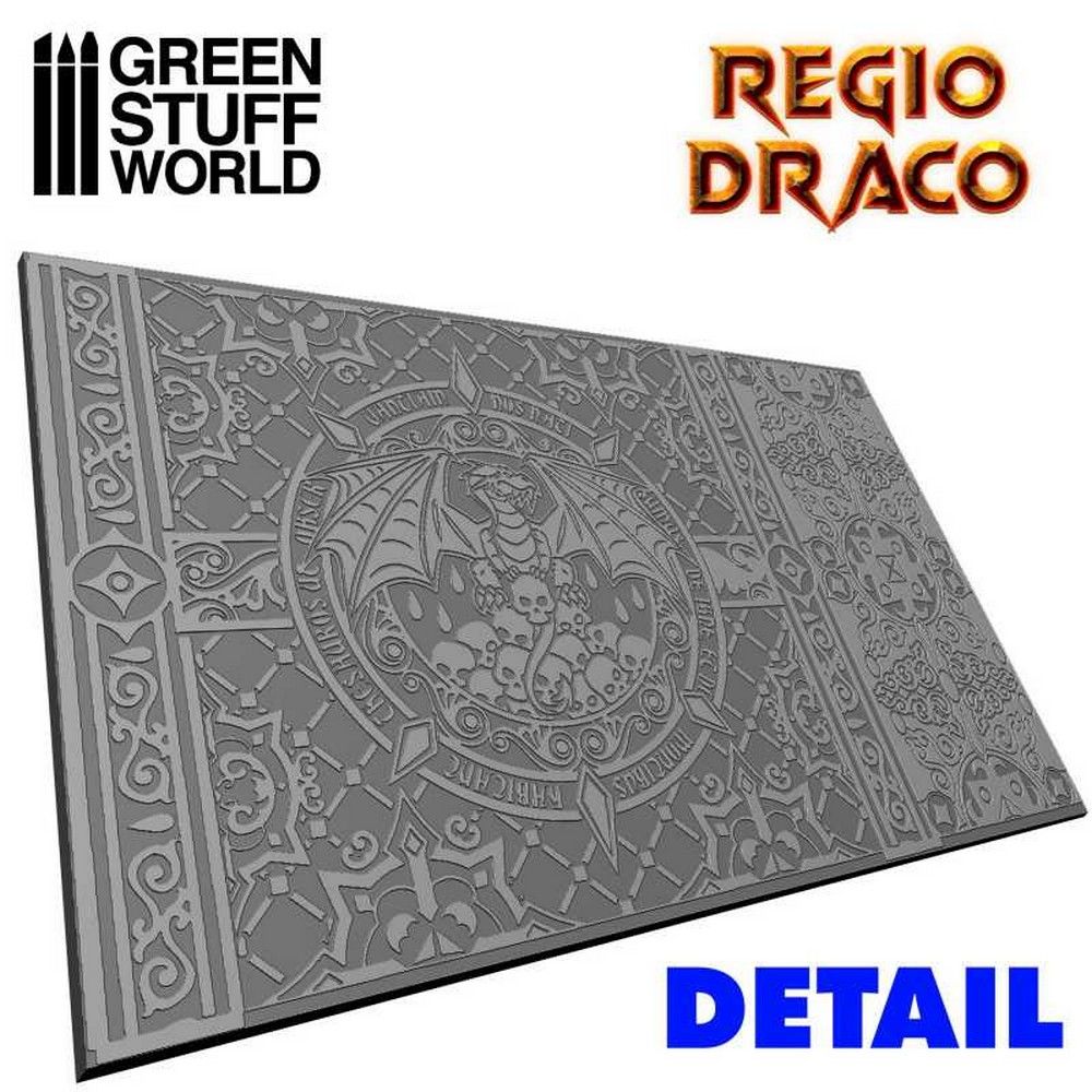 Green Stuff World Rolling Pin Regio Draco