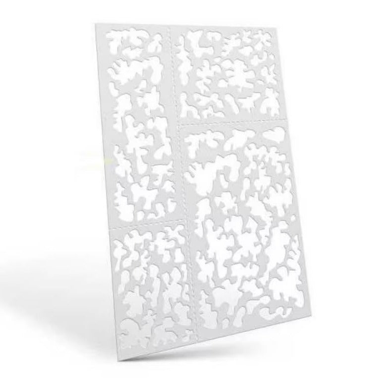 Green Stuff World - Mylar flexible stencils - Classic Camo 1  (15mm)