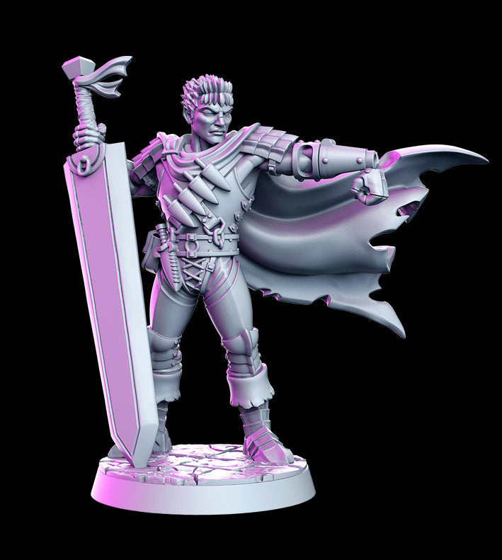 Berserker Garth | Age of Darkness | Fantasy Miniature | RN Estudio