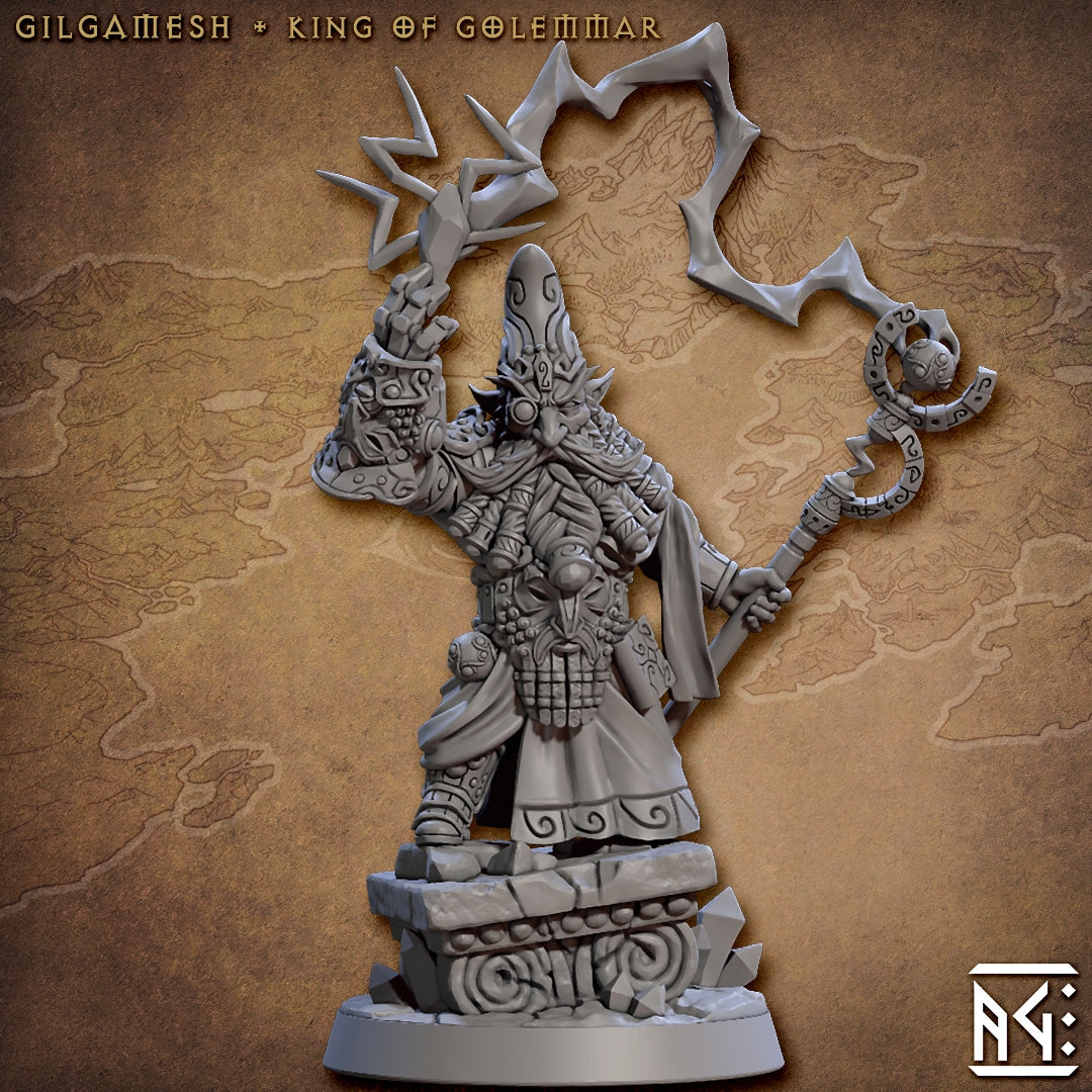Wizard Gilgamesh | Gnomes of Golemmar | Fantasy D&D Miniature | Artisan Guild