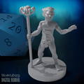 Gnome Naked Wizard 28mm Scale Miniature