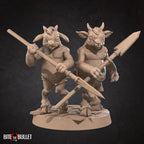 Goatmen Miniatures | Bullet Hell Demons | Fantasy Miniature | Bite the Bullet
