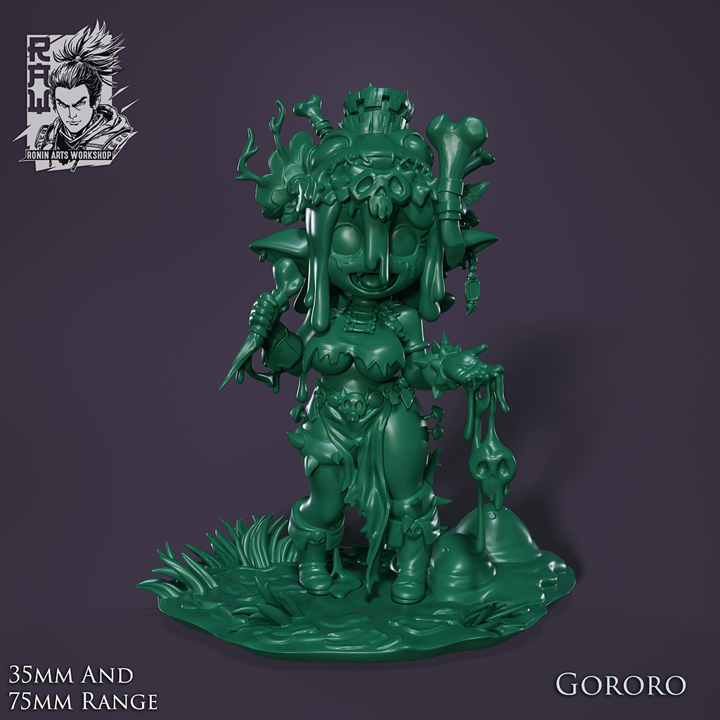 Goblin Druid Gororo | Team Gobettes | Ronin Arts Workshop
