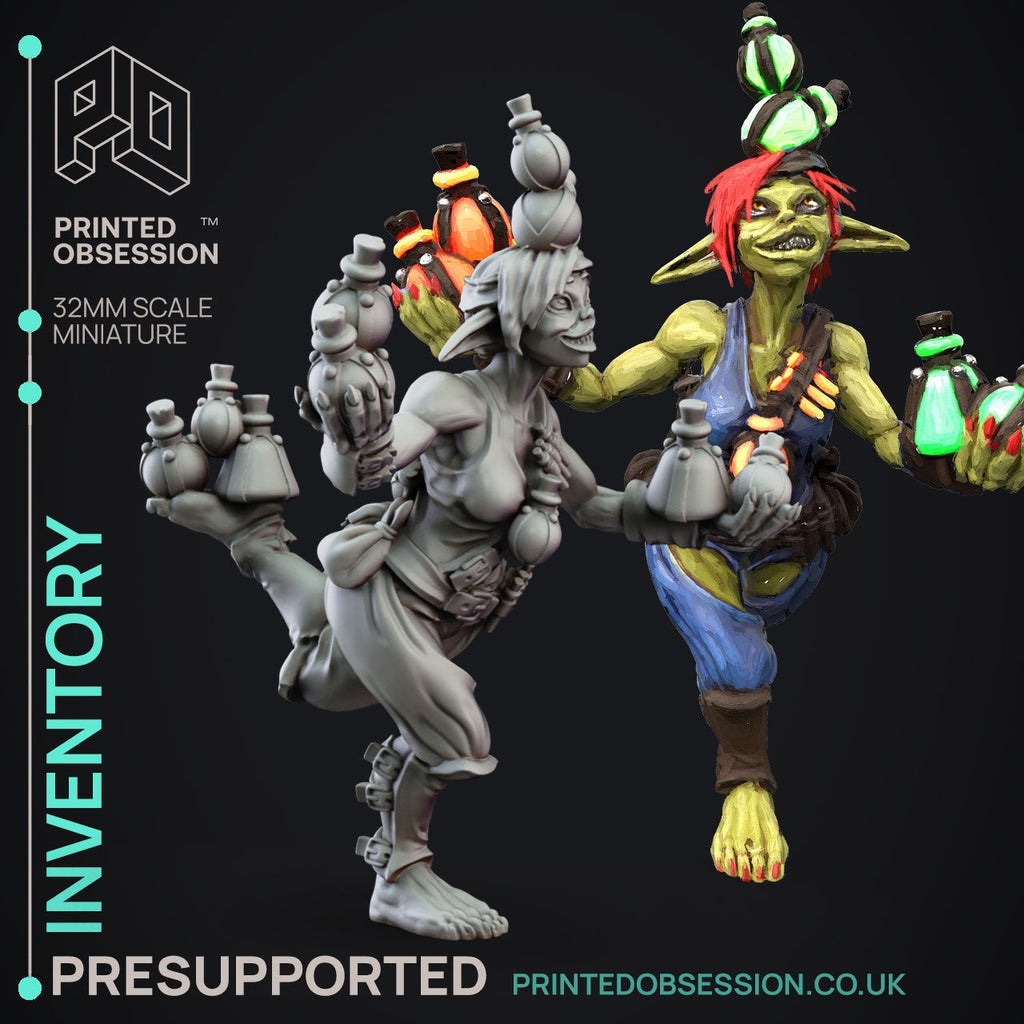 Goblin Brewers Miniatures | Fantasy Miniature | Printed Obsession