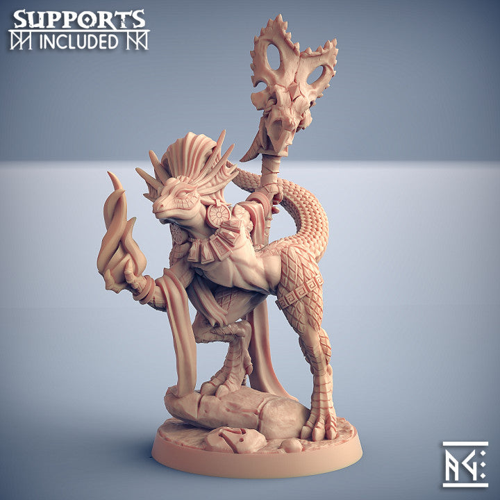 Goldmaw Lizards Miniatures (Full Set) | Fantasy D&D Miniature | Artisan Guild