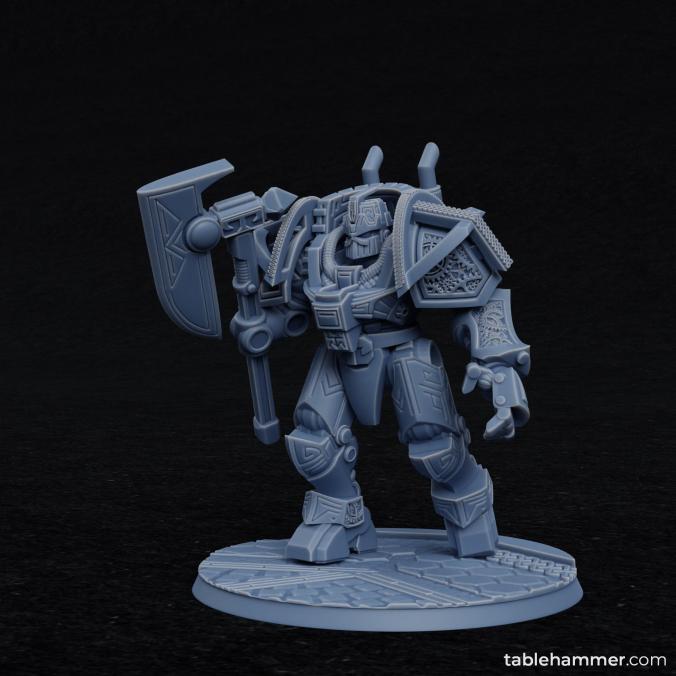 Clockwork Ancient - Space Dwarf golem mech