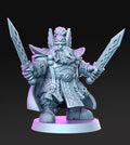 Dwarf Paladin Warrior Grimhold | Royal Guard Vol 2 | Fantasy Miniature | RN Estudio