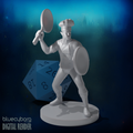 Half Orc Chef Fighter 28mm Scale Miniature