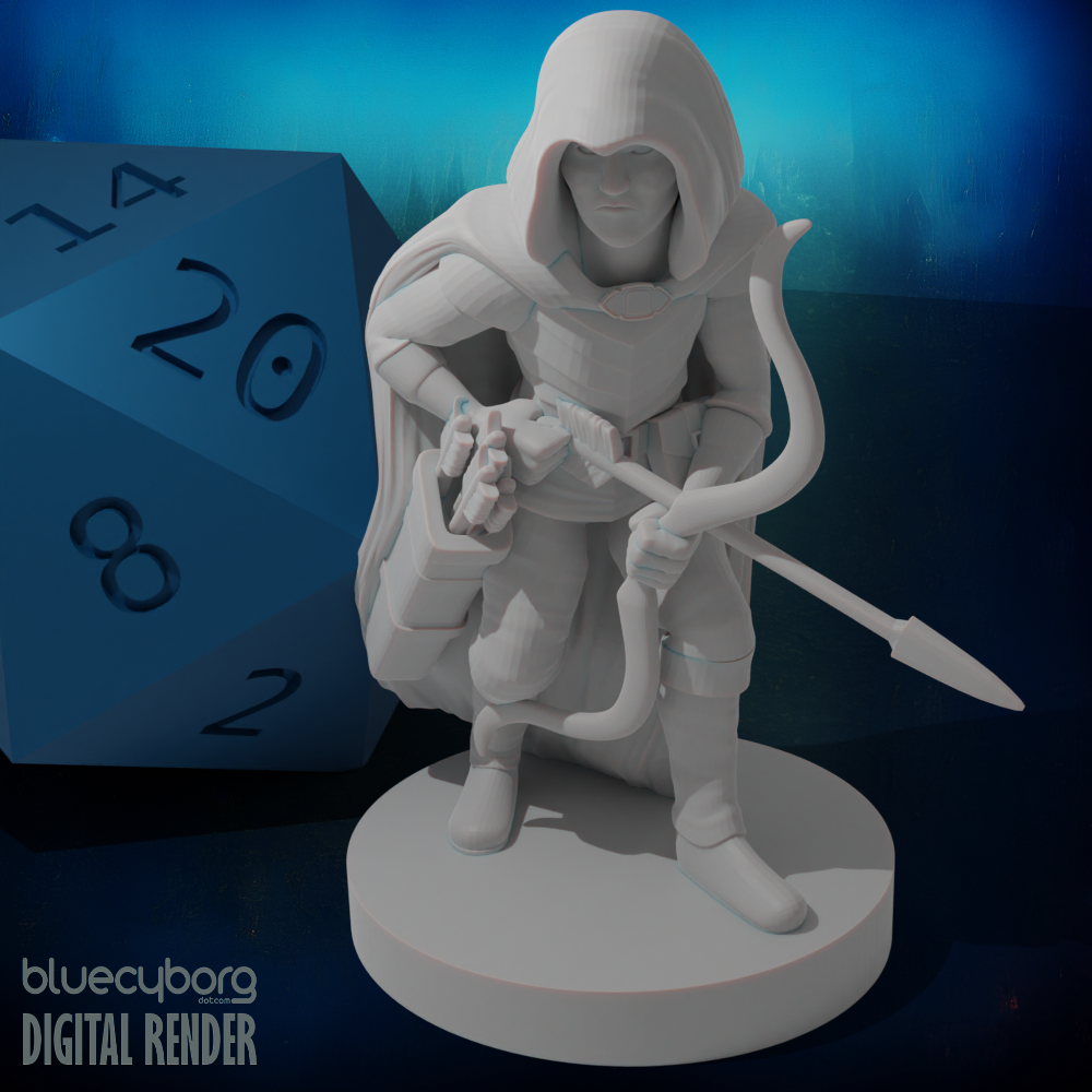 Halfling Ranger 28mm Scale Miniature