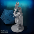 Halfling Barbarian 5 28mm Scale Miniature