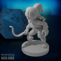 Halfling Female Ranger 28mm Scale Miniature