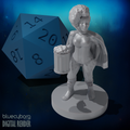 Halfling Female 2 Rogue 28mm Scale Miniature