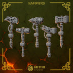 Hammers Anvil Wardens Conversion Bits For 28mm 32mm Sci-fi Space Knights