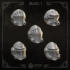 Big Helmets Pack | Eternal Crusaders | Conversion Bits For 28mm 32mm Sci-fi Marines