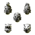Heads & Helmets Pack 10 | Eternal Pilgrims | Conversion Bits For 28mm 32mm Sci-fi Marines