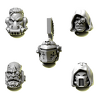 Heads & Helmets Pack 1 | Eternal Pilgrims | Conversion Bits For 28mm 32mm Sci-fi Marines