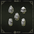 Heads & Helmets | Eternal Pilgrims | Conversion Bits For 28mm 32mm Sci-fi Marines
