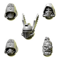 Heads & Helmets Pack 4 | Eternal Pilgrims | Conversion Bits For 28mm 32mm Sci-fi Marines