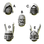 Heads & Helmets Pack 5 | Eternal Pilgrims | Conversion Bits For 28mm 32mm Sci-fi Marines