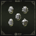 Heads & Helmets Pack 6 | Eternal Pilgrims | Conversion Bits For 28mm 32mm Sci-fi Marines