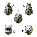 Heads & Helmets | Eternal Pilgrims | Conversion Bits For 28mm 32mm Sci-fi Marines