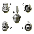 Heads & Helmets | Eternal Pilgrims | Conversion Bits For 28mm 32mm Sci-fi Marines