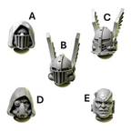 Heads & Helmets | Eternal Pilgrims | Conversion Bits For 28mm 32mm Sci-fi Marines