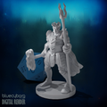 Heavy Fighter Hammer and Staff 28mm Scale Miniature