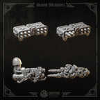 Big Warrior Ranged Weapons | Eternal Crusaders | Conversion Bits For 28mm 32mm Sci-fi Marines