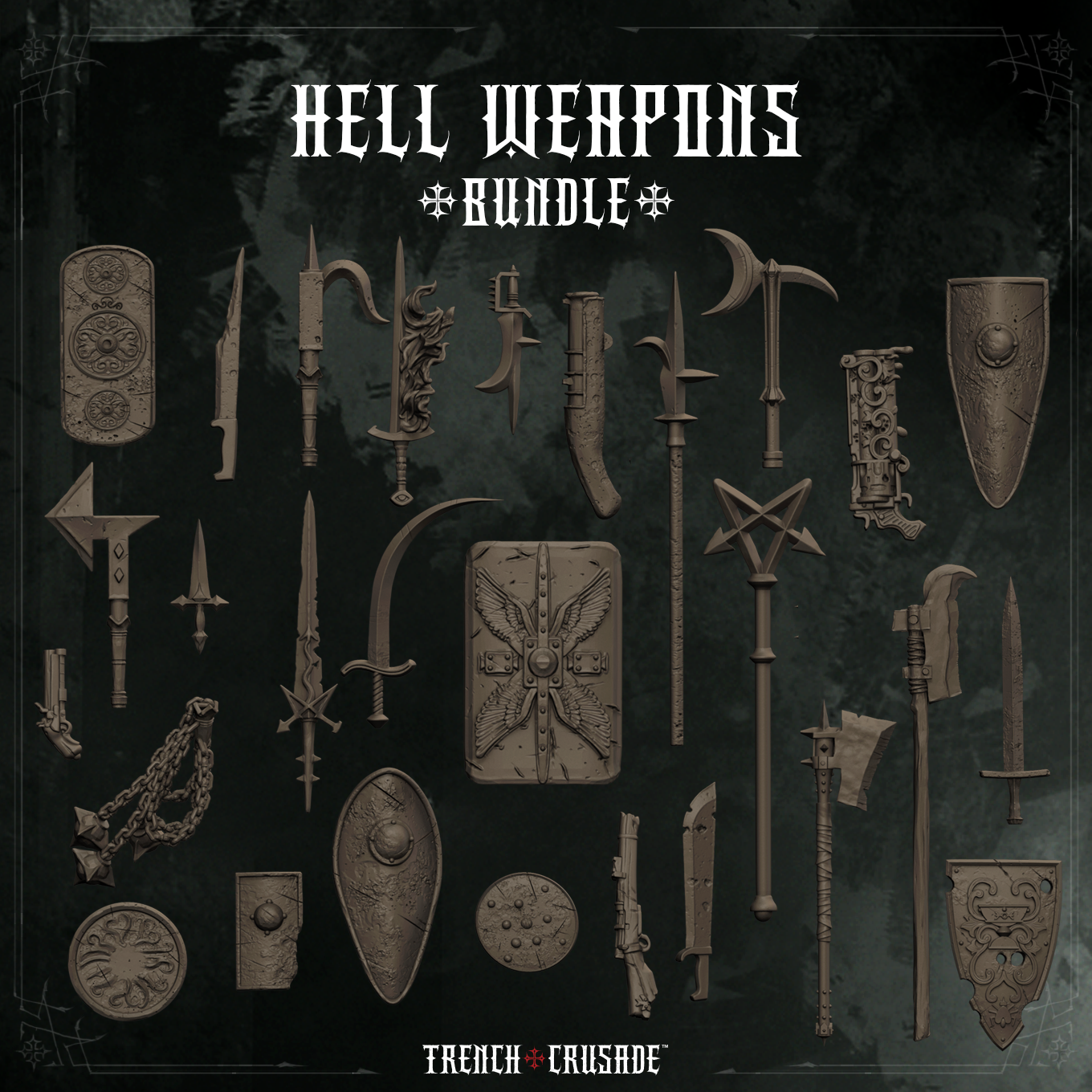 Trench Crusade - Hell Weapons Sprue