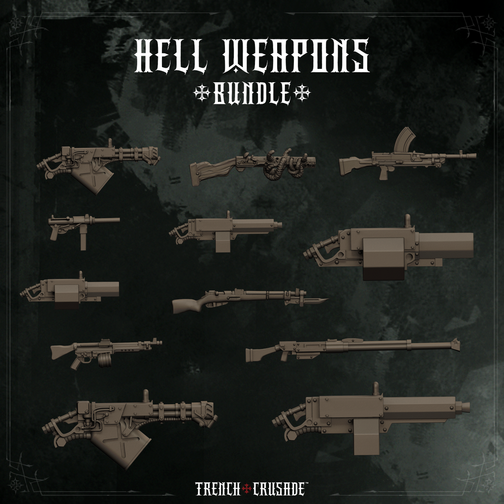 Trench Crusade - Hell Weapons Sprue