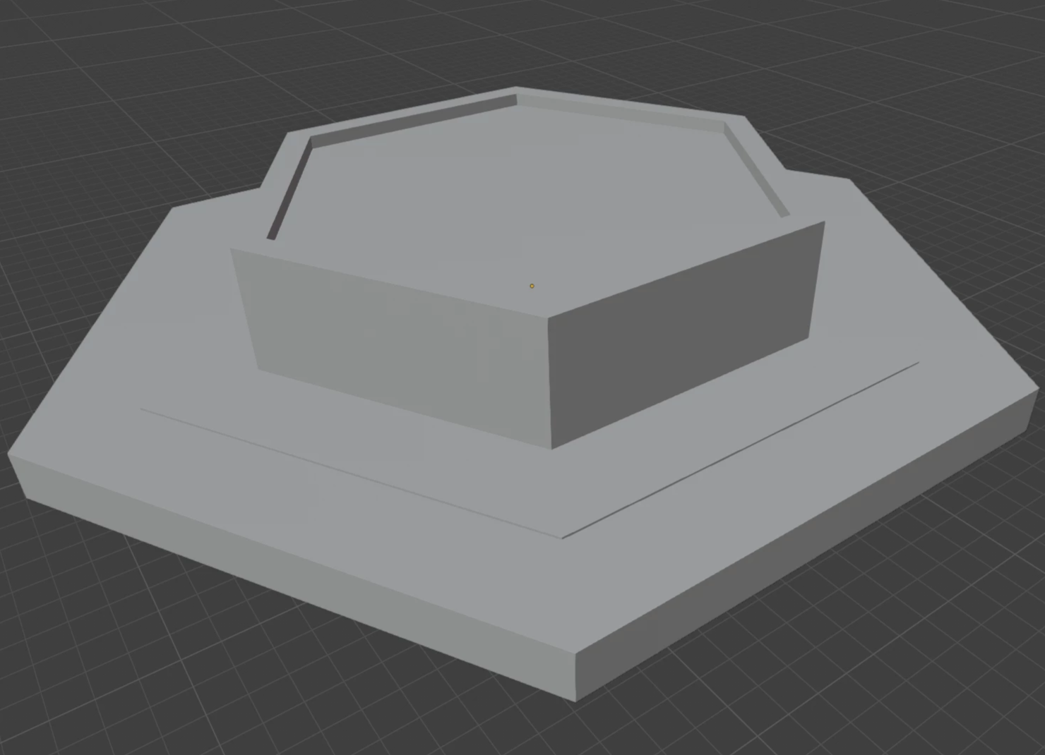 OO Large Hexagonal Planter with Bench