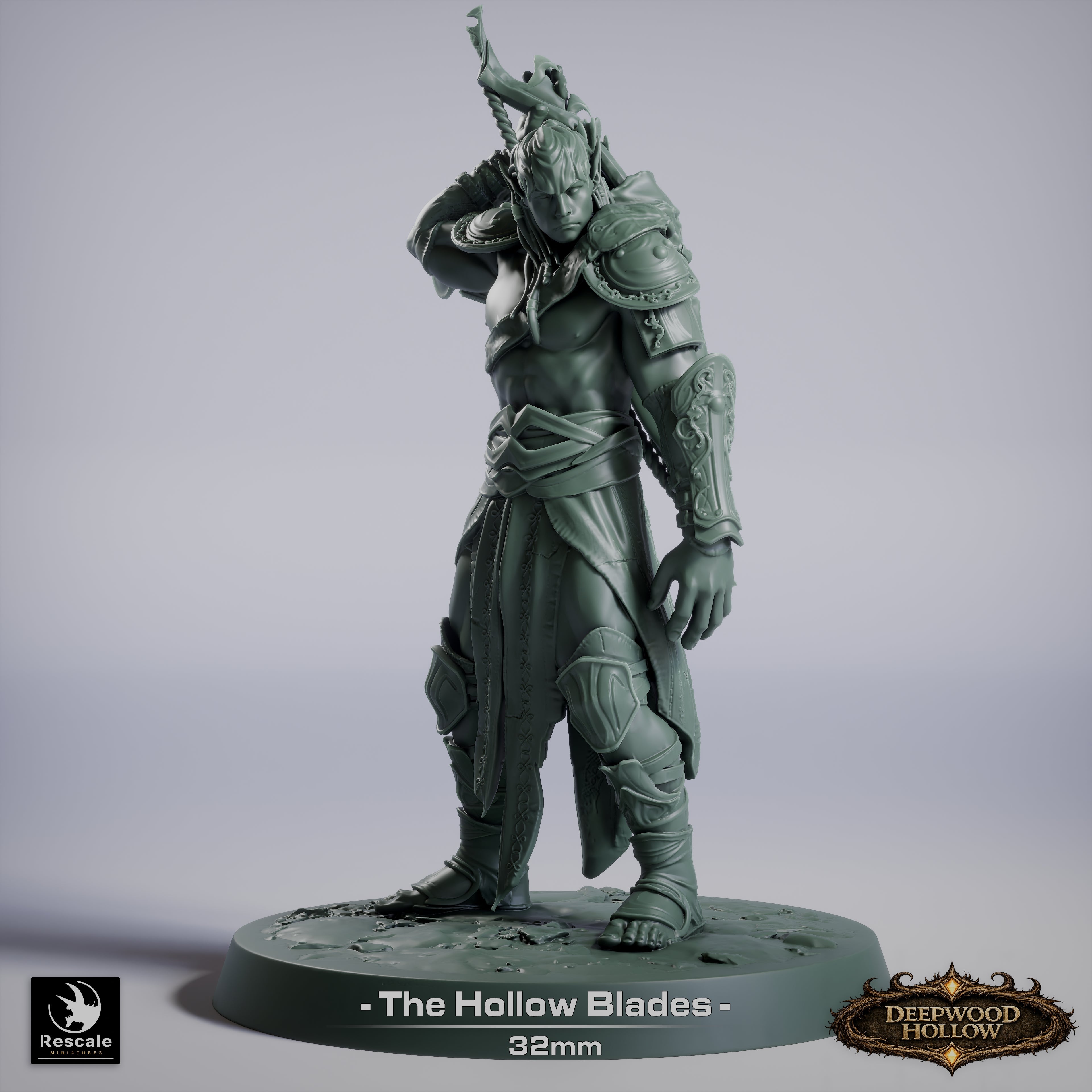 ⚔️ Pack: Dark Elves - The Hollow Blades | 15-Pack 12K Resin 32mm Warband 🗡️