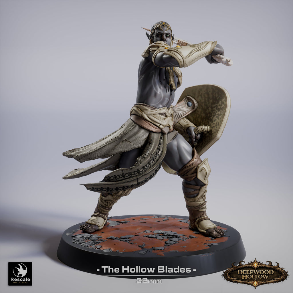 ⚔️ Pack: Dark Elves - The Hollow Blades | 15-Pack 12K Resin 32mm Warband 🗡️