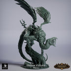 🦅 Hollow Vulture | 12K Resin 75mm Undead Bird of Prey for D&D & RPGs 💀