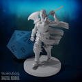 Human Female Barbarian 28mm Scale Miniature