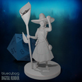 Human Female Druid 3 28mm Scale Miniature
