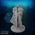 Human Male Fallen Paladin 28mm Scale Miniature