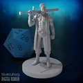 Human Male Heavy Pirate 28mm Scale Miniature