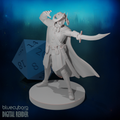 Human Male Warlock of the Fiend 28mm Scale Miniature