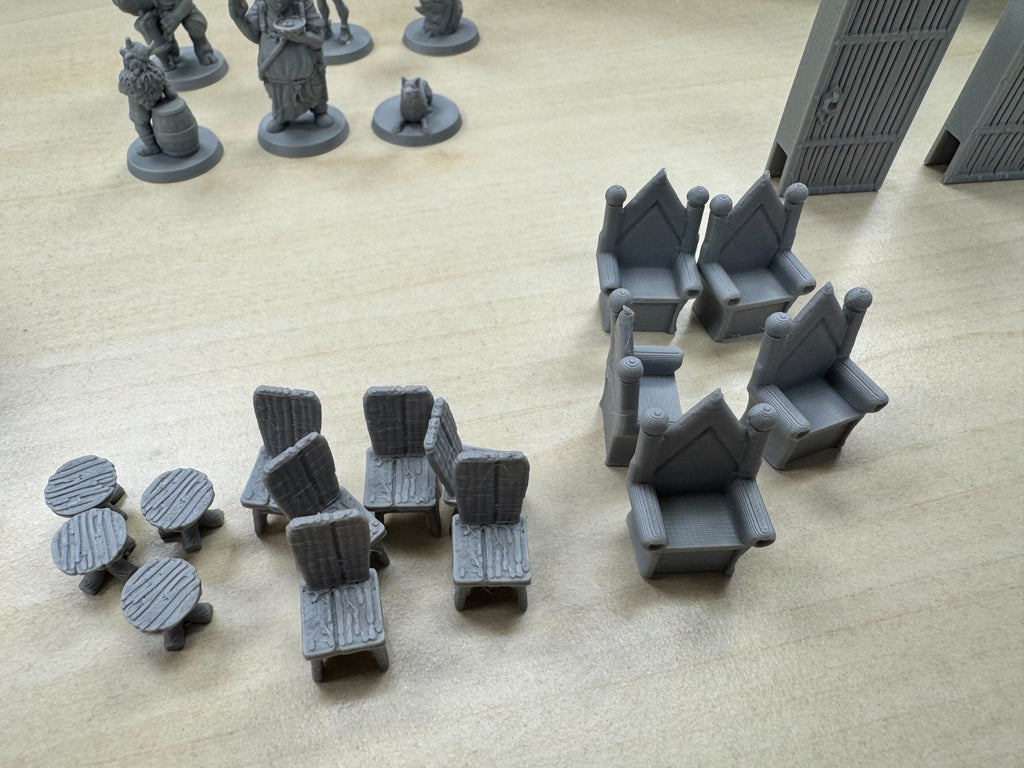 The Gilded Acorn - 28mm Tavern Set