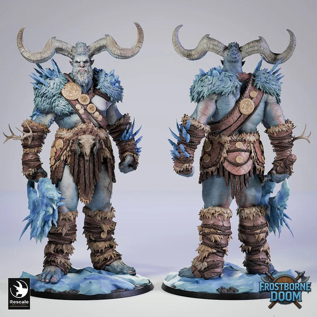 Ice Giant Thulgar | Frozen 12K Resin Colossal for D&D & RPGs