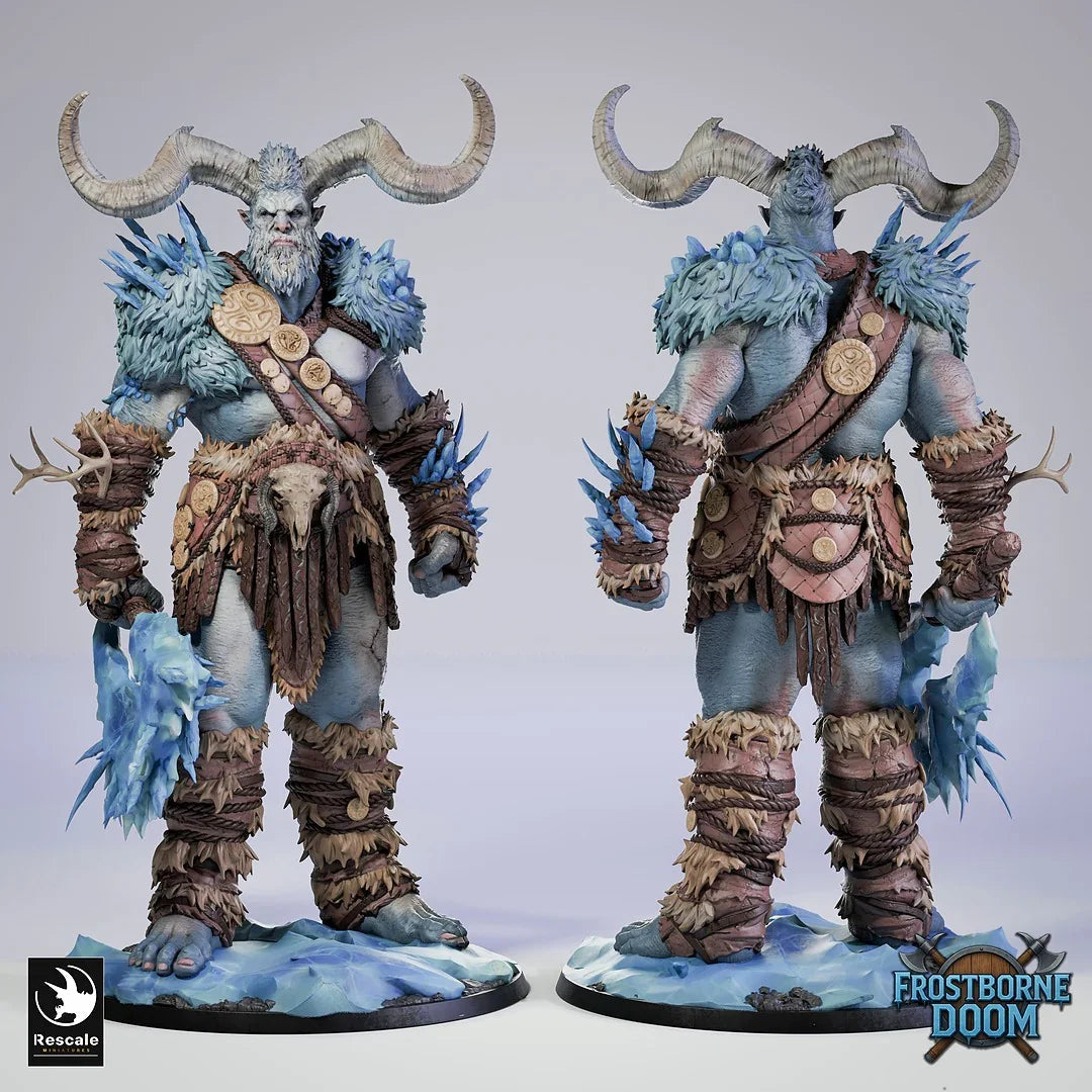 Ice Giant Thulgar | Frozen 12K Resin Colossal for D&D & RPGs