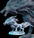 Giant Ice Wolf | RPG Monsters | Fantasy Miniature | RN Estudio