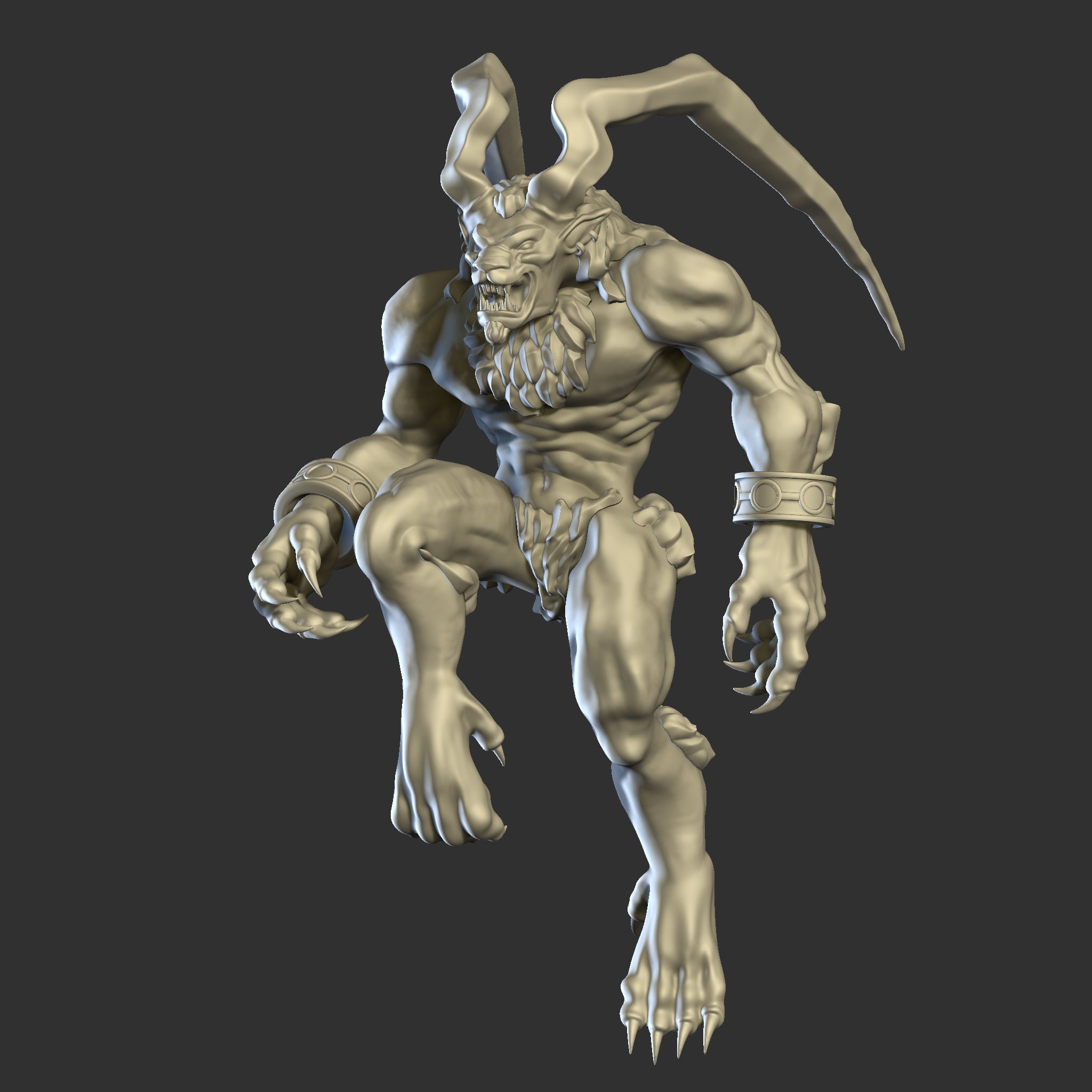 Ifrit | Fantasy Creature | Fantasy Miniature | Ethan Savage Studios