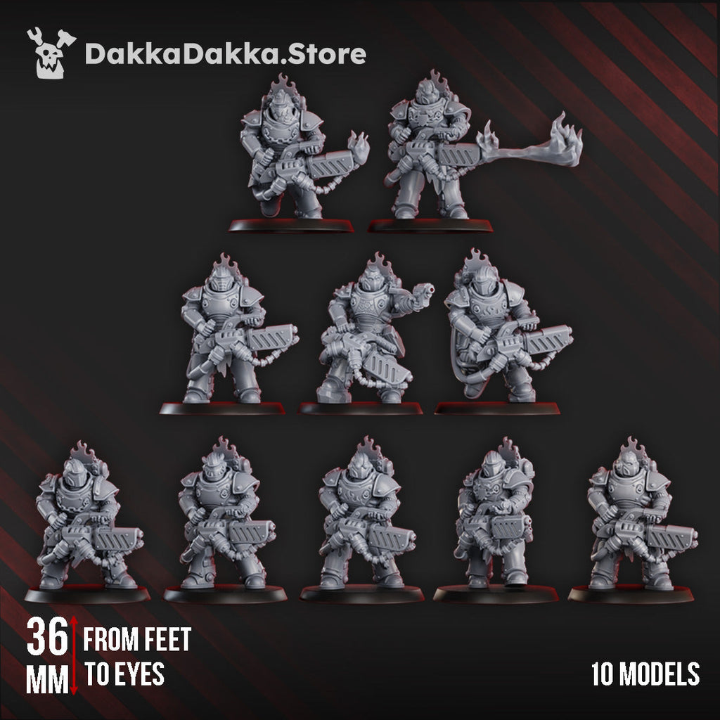 Ignisaurus Clan Team Ignitium Squad | Battle Brothers | DakkaDakka