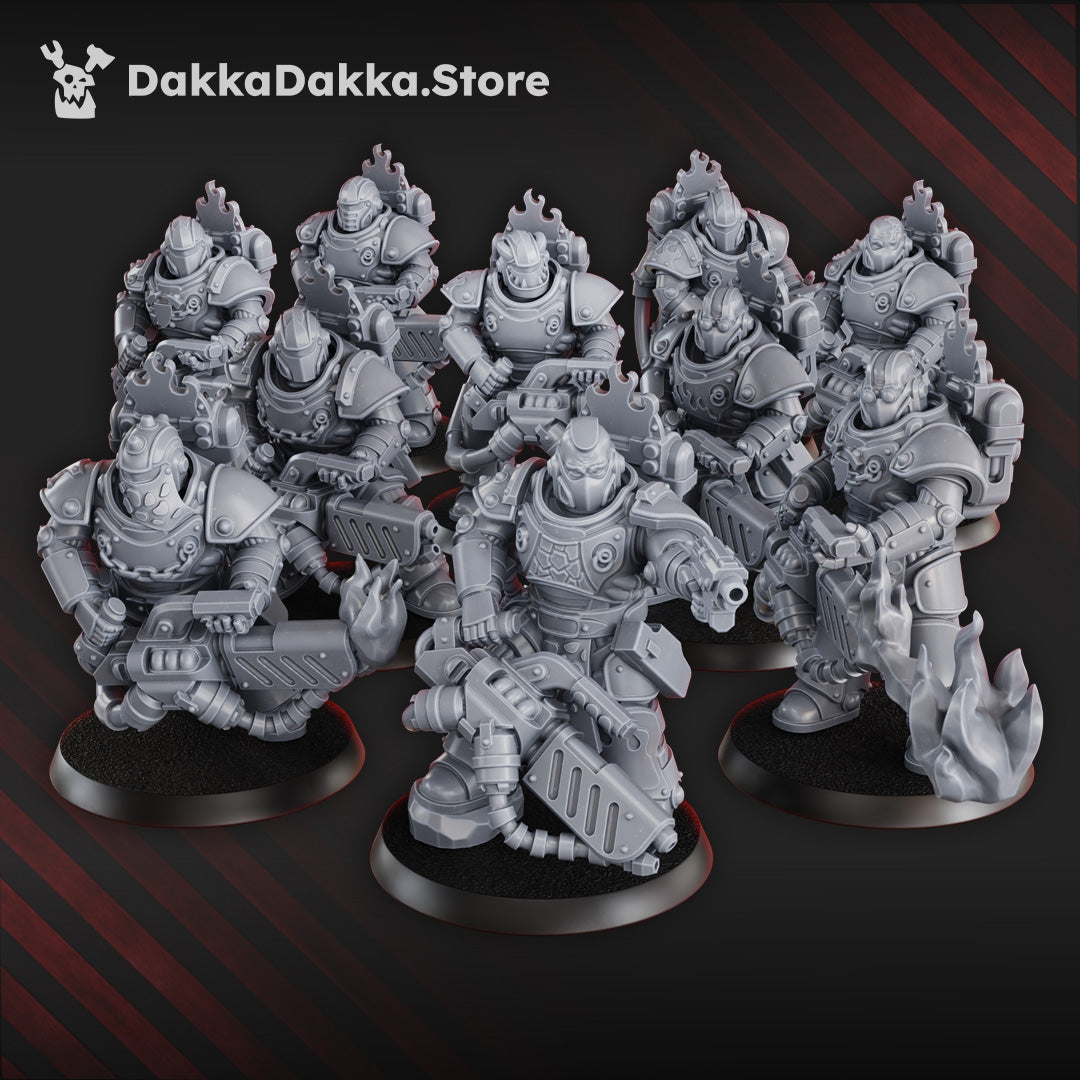 Ignisaurus Clan Team Ignitium Squad | Battle Brothers | DakkaDakka