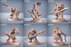 Plague-Mine Kobold Miniatures (Full Set) | Fantasy D&D Miniature | Artisan Guild