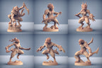 Rakshakin Headhunter Miniatures (Full Set) | Fantasy D&D Miniature | Artisan Guild